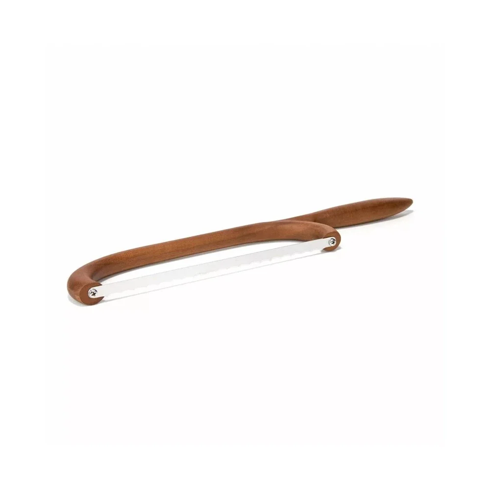 Nambé x Tom Papa Breaking Bread 17-Inch Serrated Bread Knife Open Box